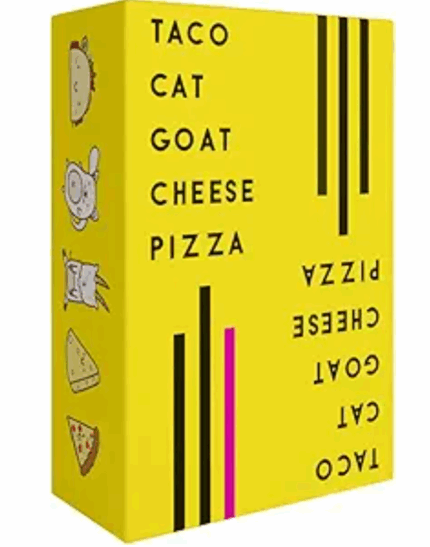 Taco Cat Goat Cheese Pizza Wildly Entertaining Card Game for Family and Group Game Night | Easy to Learn and Play with 10-15 Minute Rounds | Fun for Kids, Teens, Adults, and Families | 2-8 Players